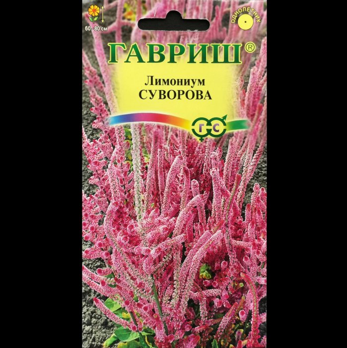 Лимониум (кермек) "Суворова розовый", выемчатый, 0,01 гр. Гавриш.