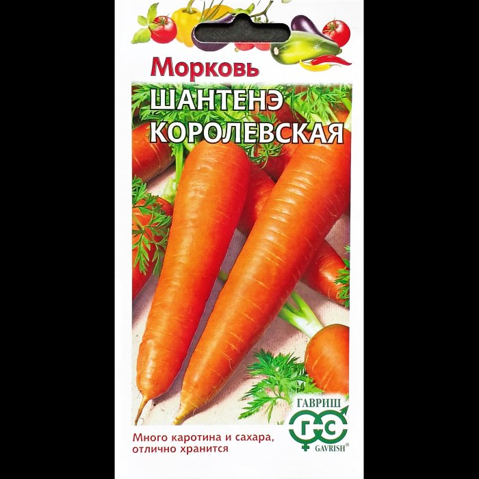 Морковь "Шантанэ королевская", 1 гр. Гавриш.